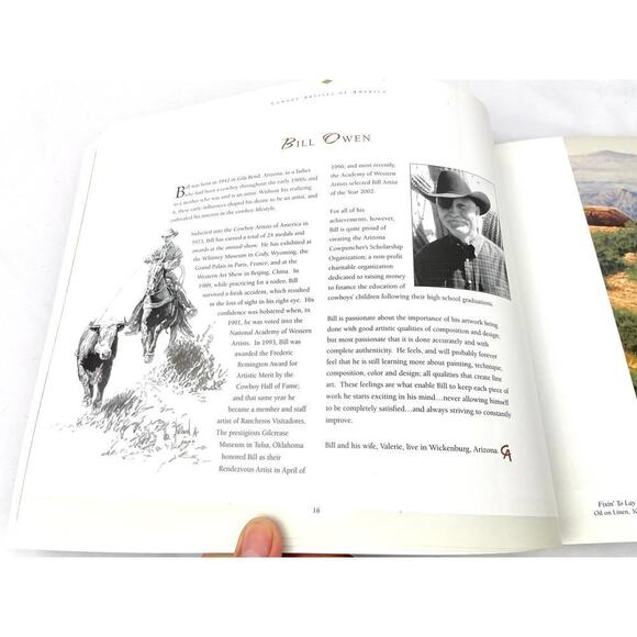 Cowboy Artists of America Paperback 37th Phoenix Art Museum 2002 First Edition - Picture 9 of 13